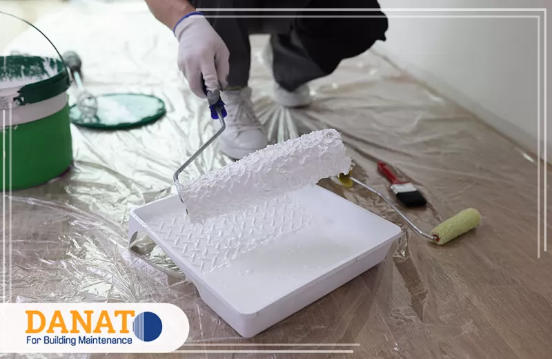 villa-painting-sharjah صباغة فلل في الشارقة بألوان وتشطيبات أنيقة